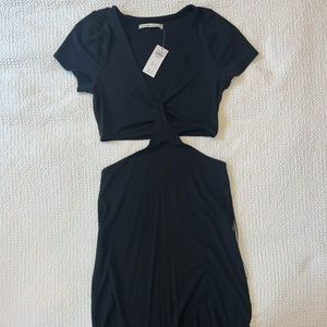 Black Abercrombie cut out dress